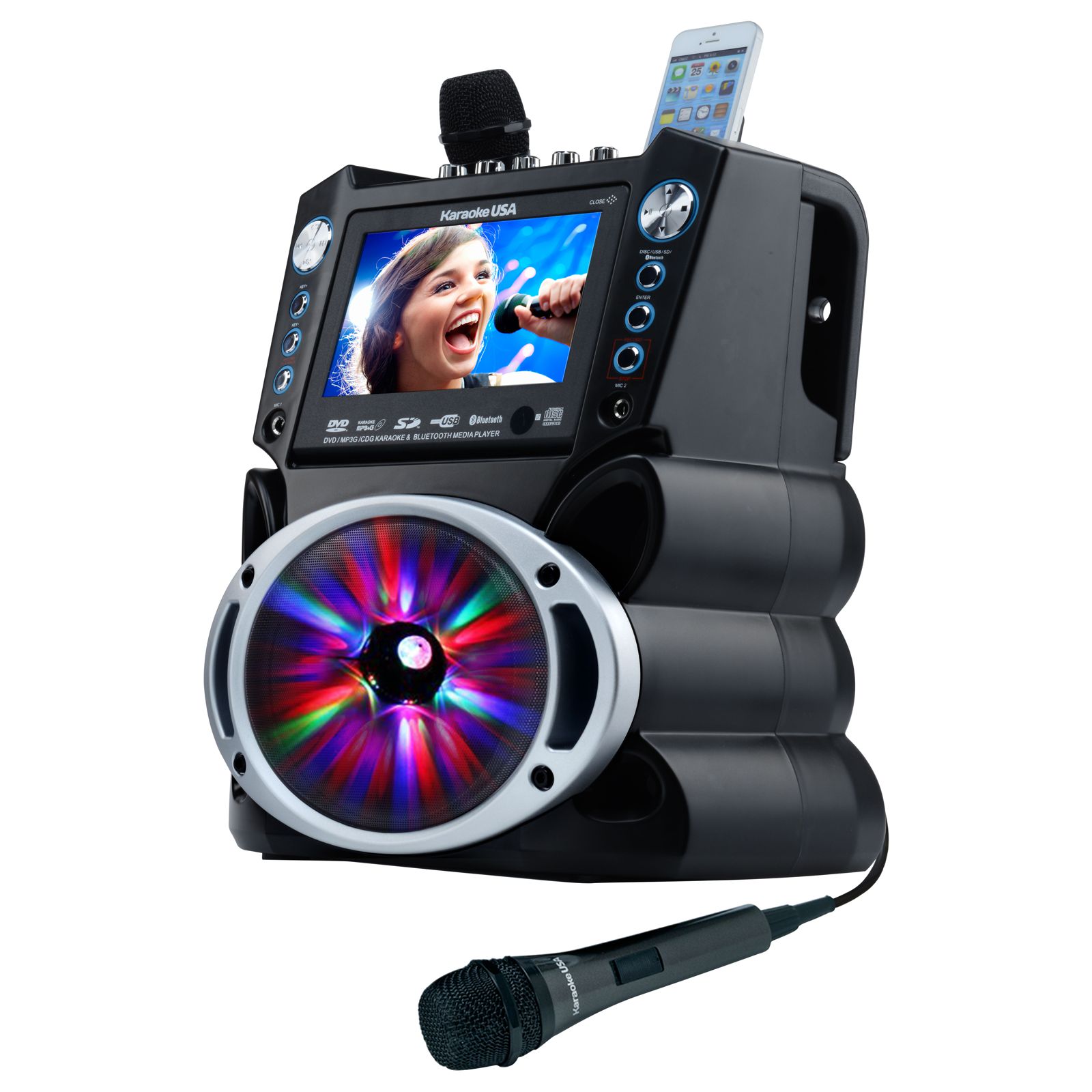GF842 - DVD/CDG/MP3G Karaoke Machine with 7 GF842 - DVD/CDG/MP3G Karaoke Machine with 7